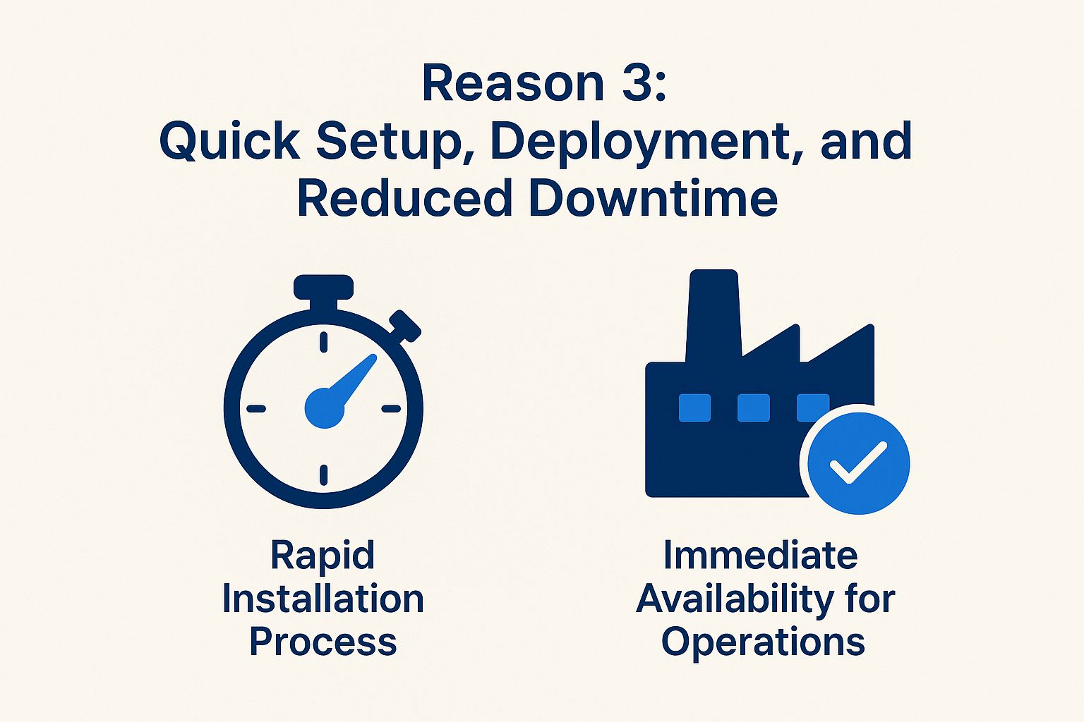 Reason 3: Quick Setup, Deployment, and Reduced Downtime