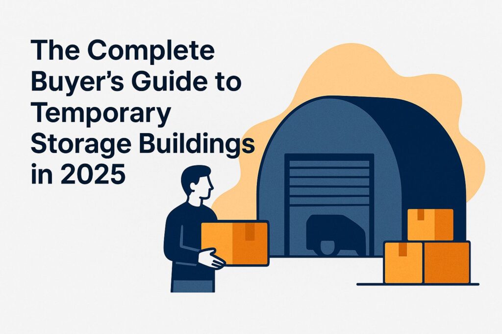 Internal Temporary Storage The Complete Buyer’s Guide to Temporary Storage Buildings in 2025